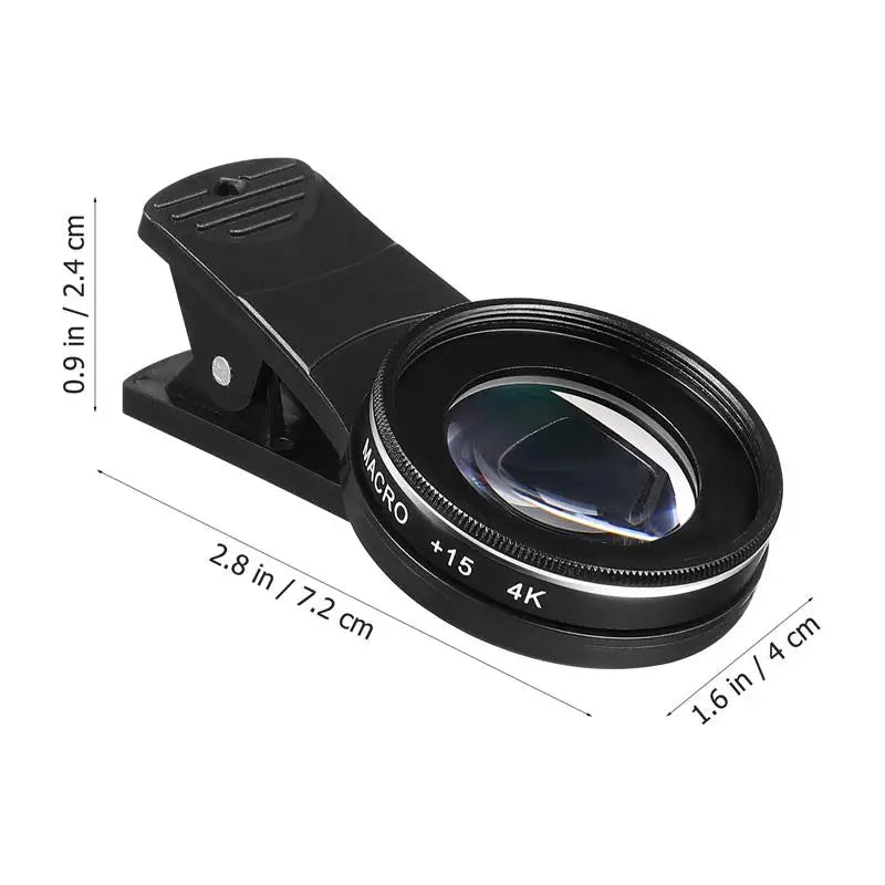 Lente Macro HD para Teléfono con Filtro Antirreflejo