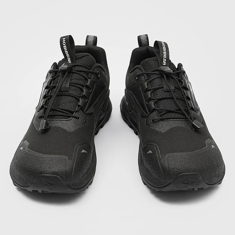 HOBIBEAR Zapatos para correr unisex, zapatillas de senderismo con banda elástica, zapatos casuales ligeros y transpirables