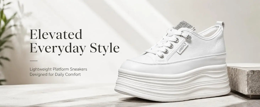 Zapatos de Plataforma Oculta para Mujer con Tacón de 9 cm