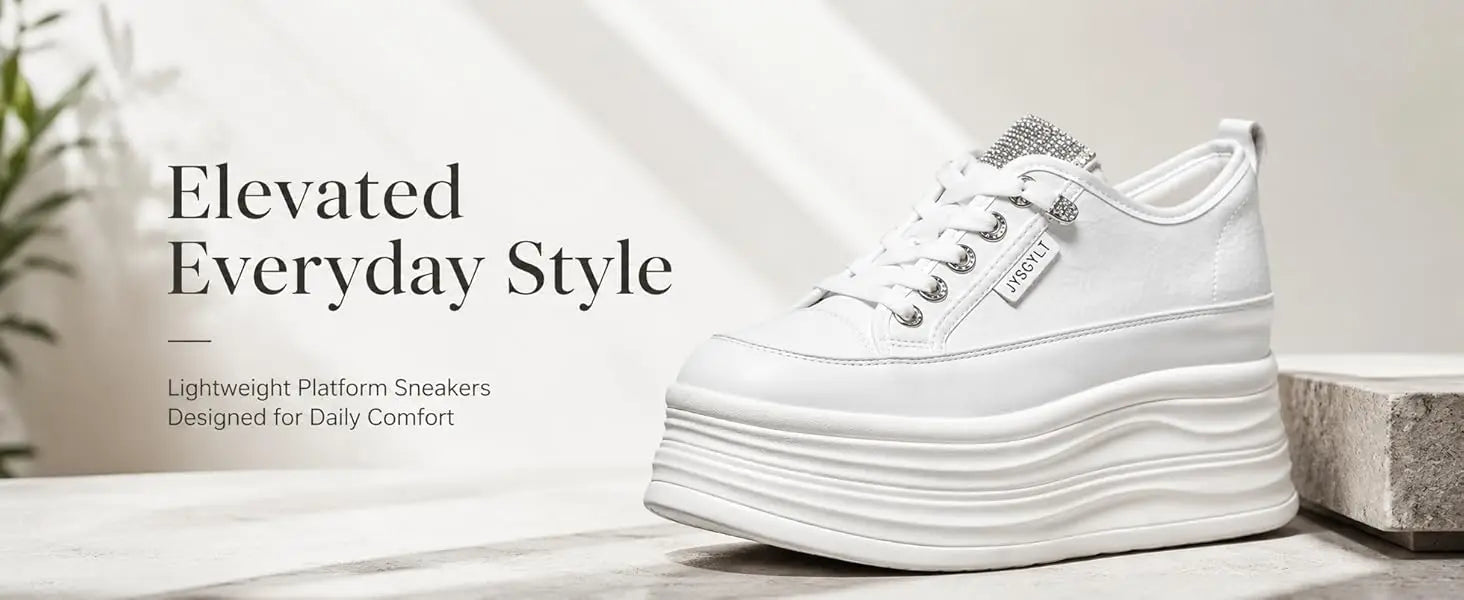 Zapatos de Plataforma Oculta para Mujer con Tacón de 9 cm