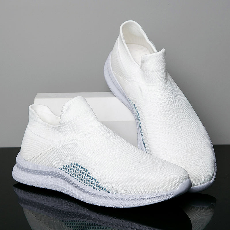 Zapatos transpirables para caminar para hombre, mocasines ligeros para exteriores, zapatos informales suaves y flexibles para hombre, calzado de moda, zapatillas de deporte 39-48