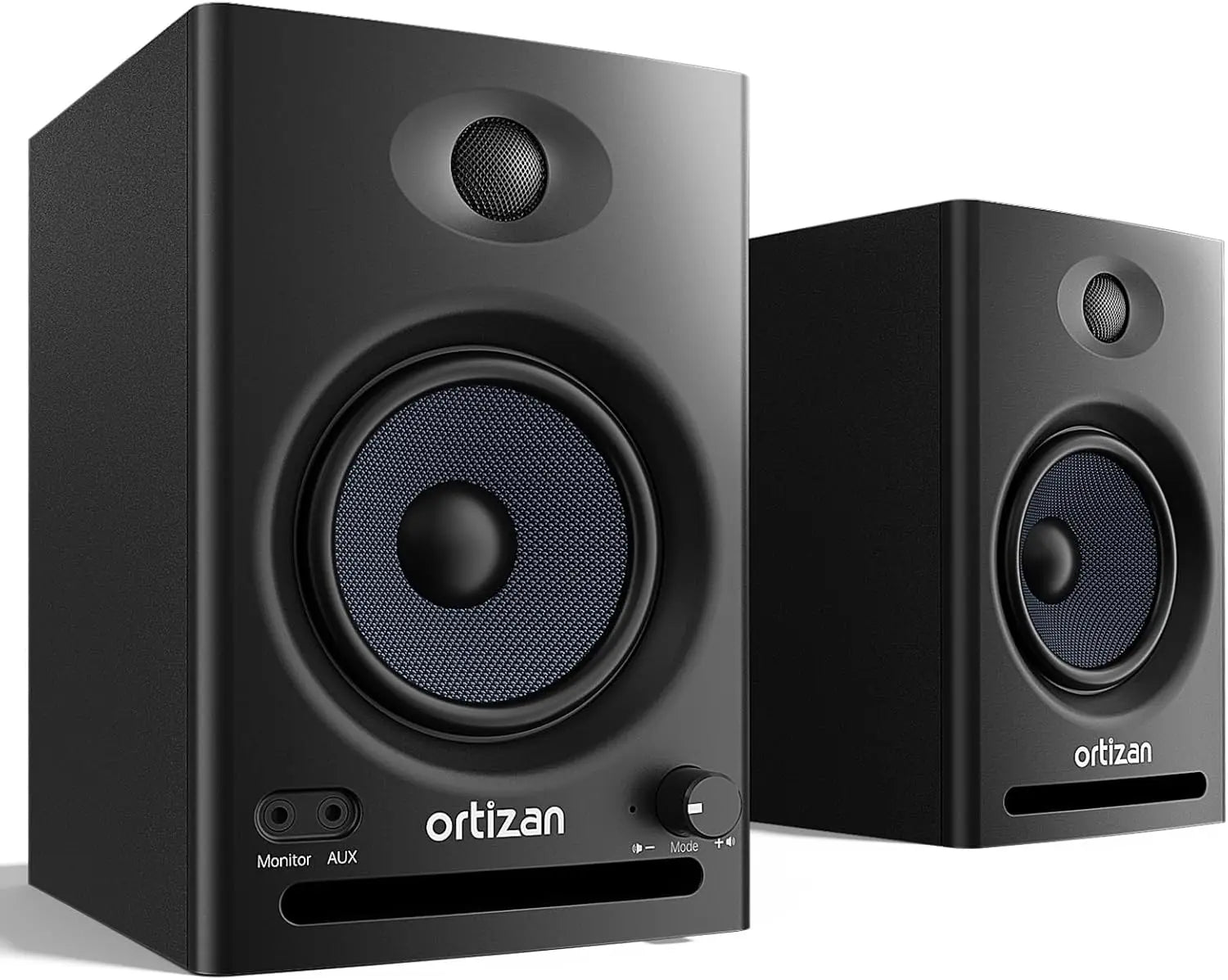 Altavoces Activos para Estantería Ortizan, Monitores de Estudio, Bluetooth 5.3 Inalámbrico, para Computadora, TV, PC, DAC USB, Sistema de Subwoofer HiFi para el Hogar
