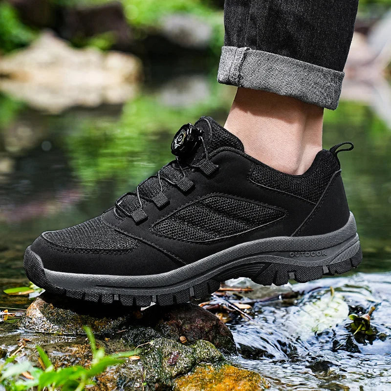 Zapatillas Deportivas Hombre con Hebilla Giratoria - Senderismo 39-48