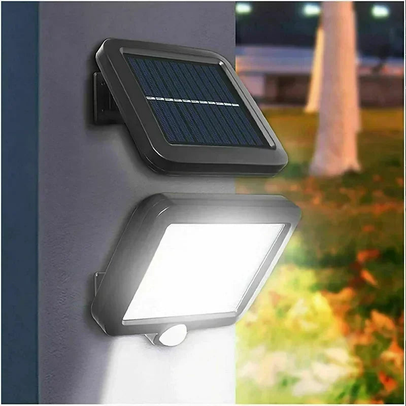 Lámpara de pared dividida con Sensor Solar, 3/2/1 Uds., 3 modos, movimiento impermeable, farolas de jardín, lámpara Solar, luz de jardín 160/120/100COB
