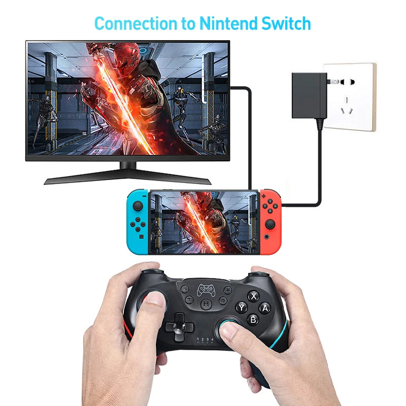 Mando inalámbrico Bluetooth para Nintendo Switch y OLED Lite, mando de PC, Control de Joystick, almohadilla de juego de ordenador, mando de juegos