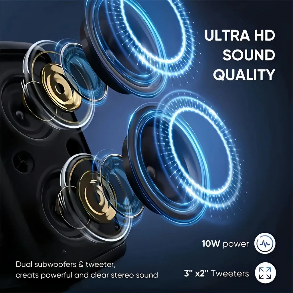 Altavoz inalámbrico De Karaoke con Bluetooth, Subwoofer portátil con micrófono, Radio, lámpara FM, caja De sonido, música, LED, TWS, Caixa De Som