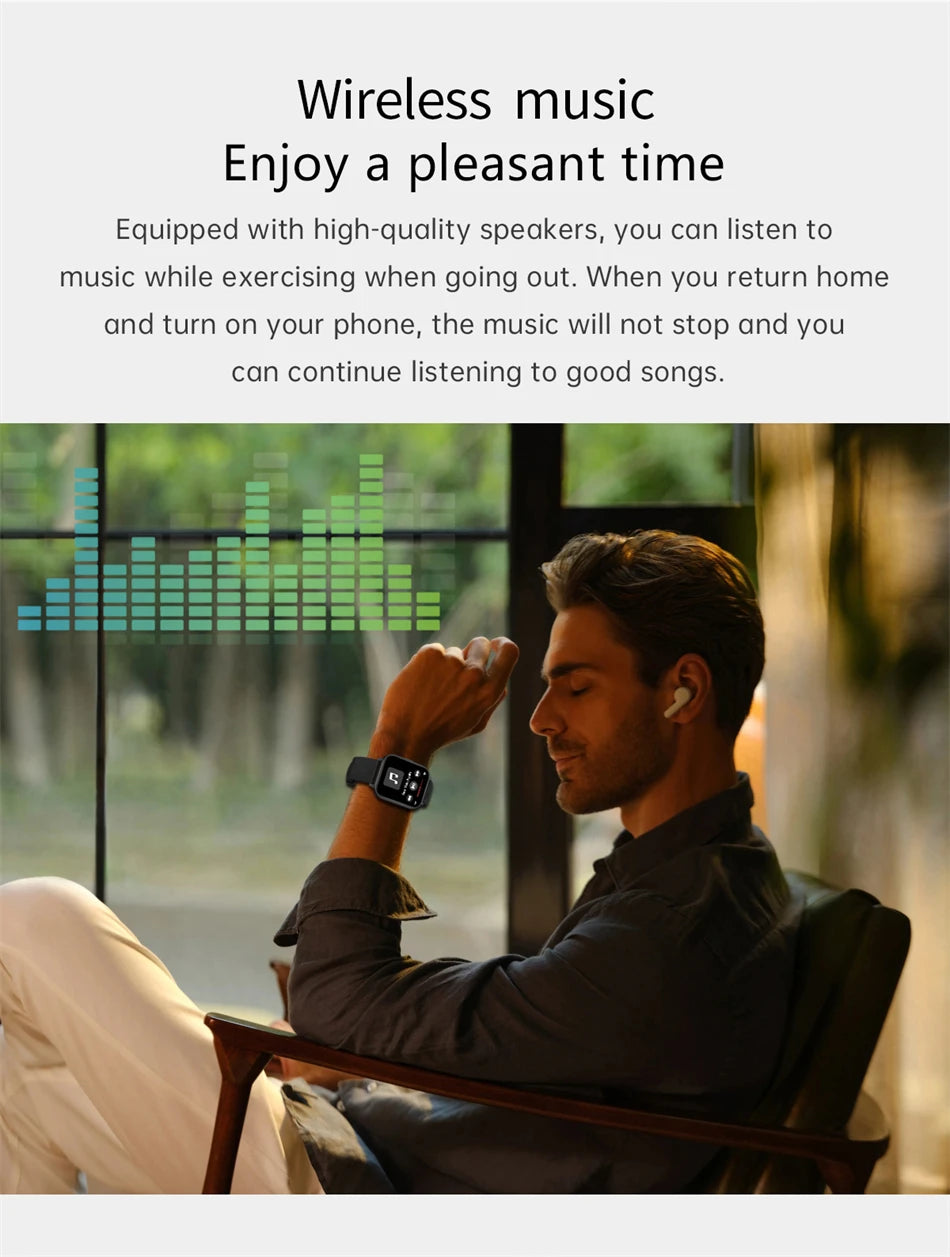 Reloj Inteligente Pantalla Táctil Esfera Personalizable