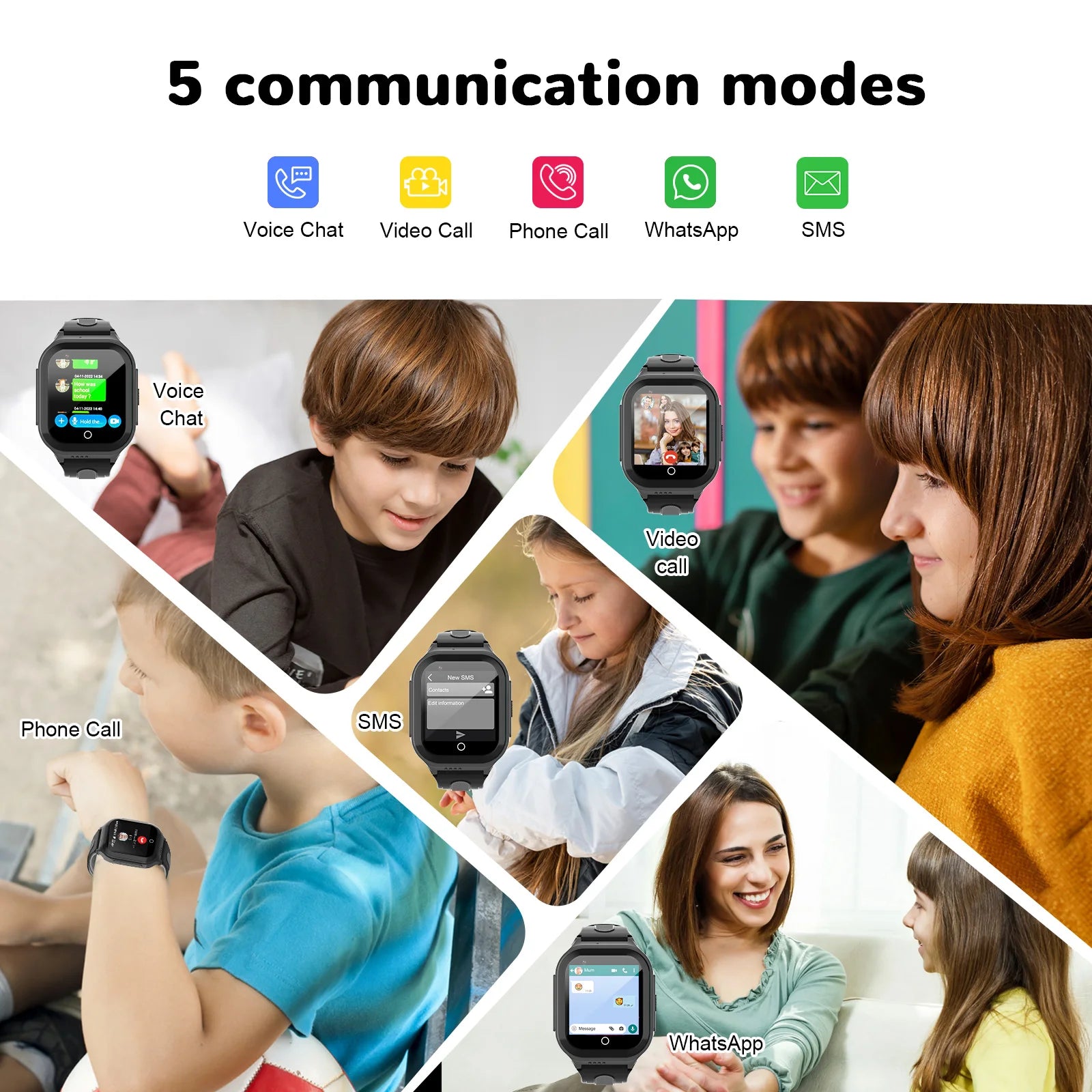 Wonlex KT24S Reloj Inteligente Niños GPS 4G