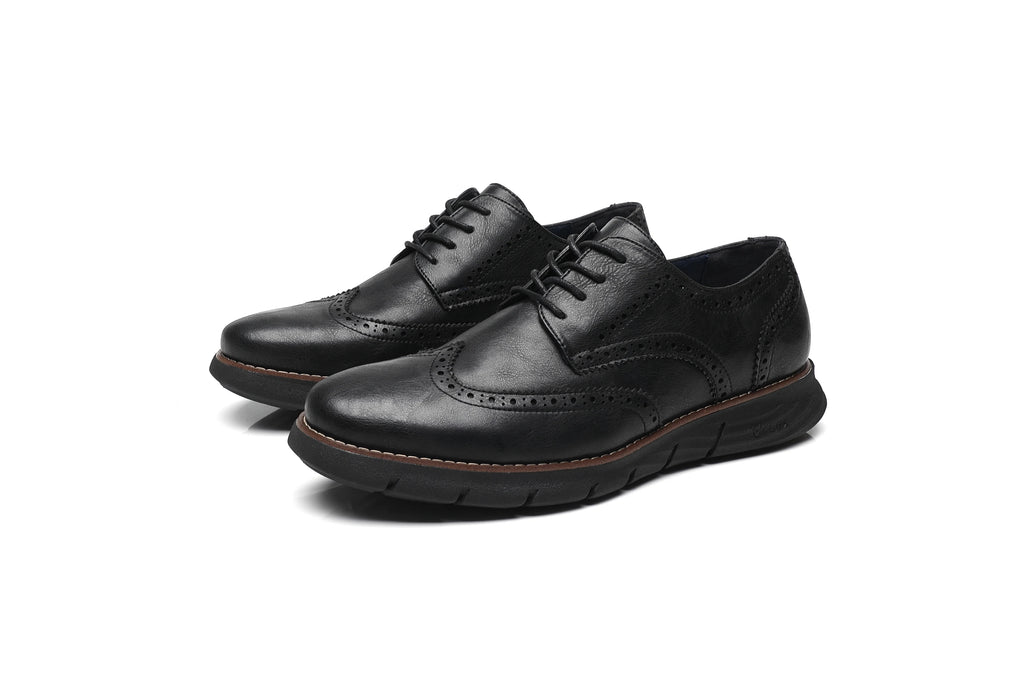 Zapatos Casuales de Cuero para Hombre con Cordones