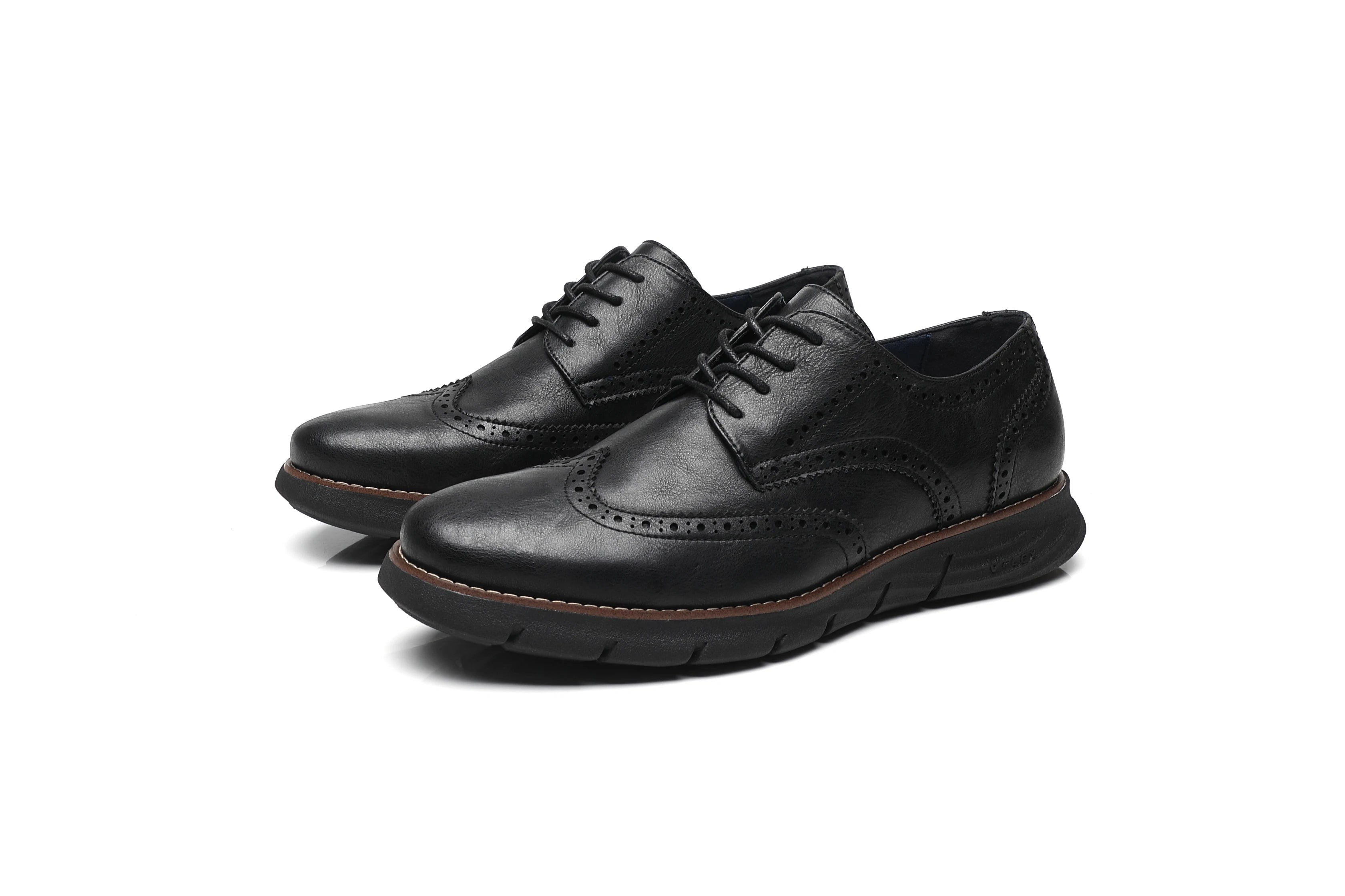 Zapatos Casuales de Cuero para Hombre con Cordones