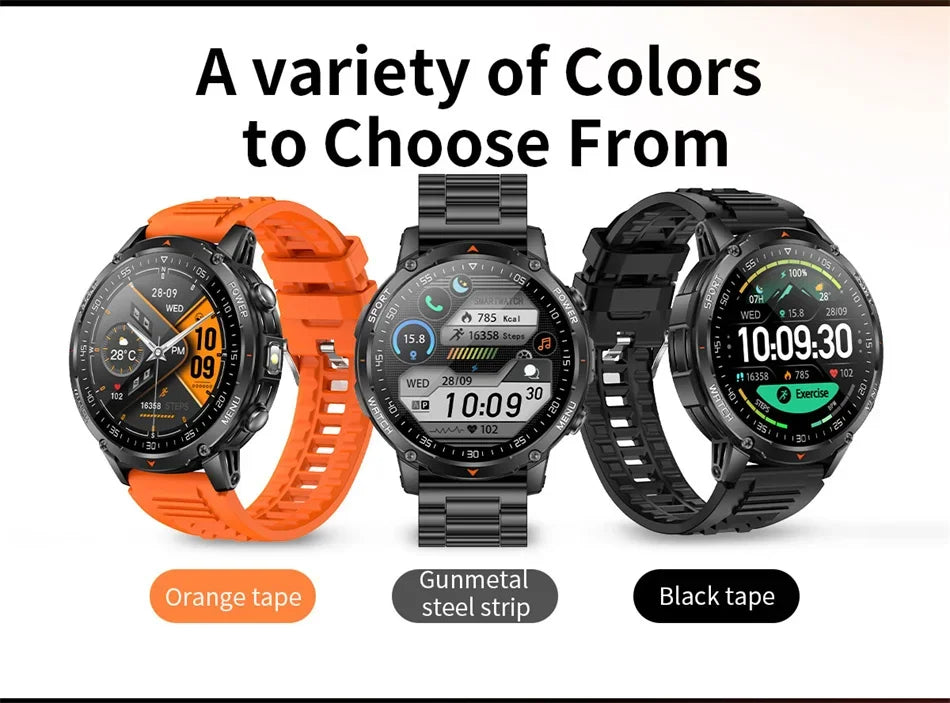 Reloj Inteligente Militar T-Rex 3 GPS Bluetooth