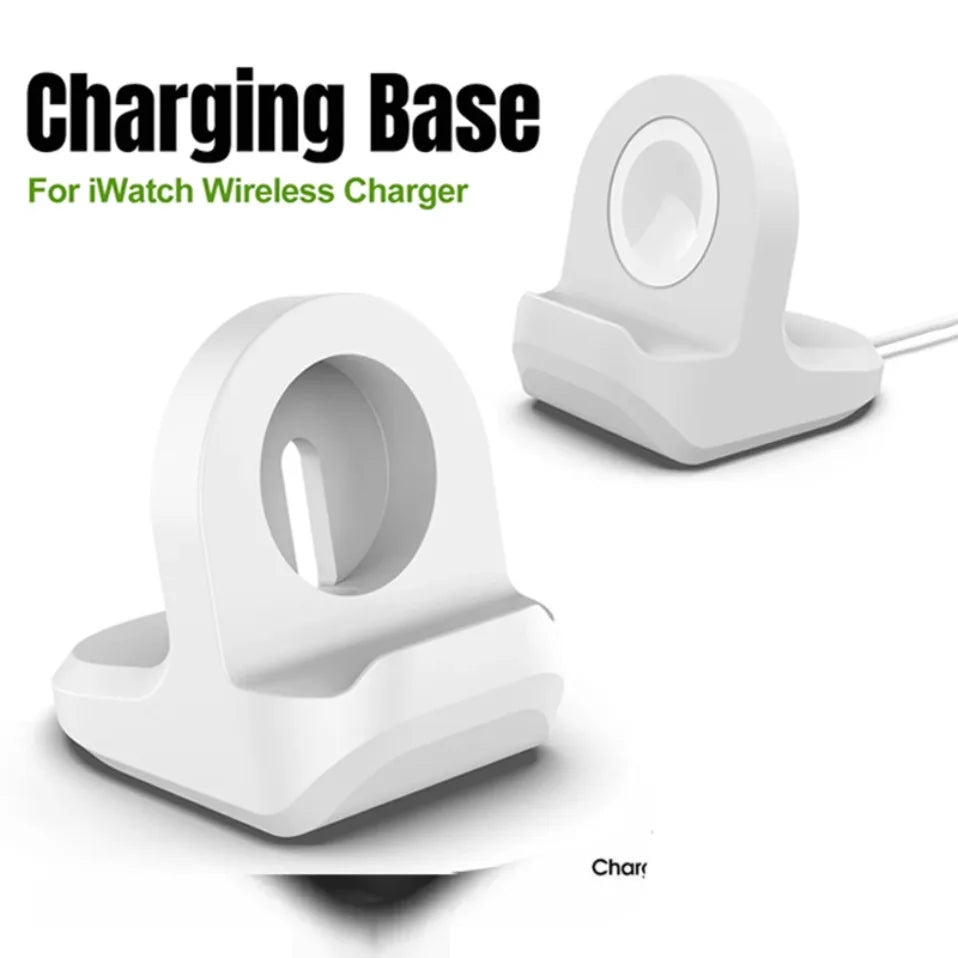 Base de Carga de Silicona Estable para Apple Watch Series 1-10 Ultra 2, Sin Necesidad de Ensamblaje, Cargador de Escritorio para Hogar, Dormitorio u Oficina