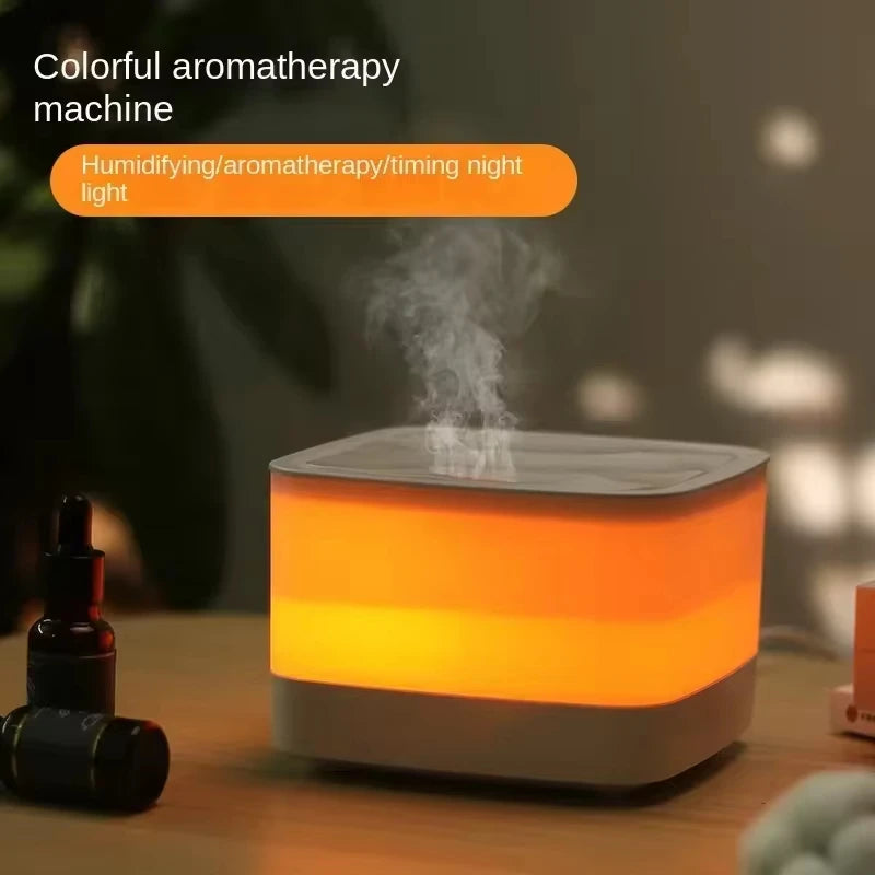 Difusor de Aire Cubo con Luz Nocturna y Control