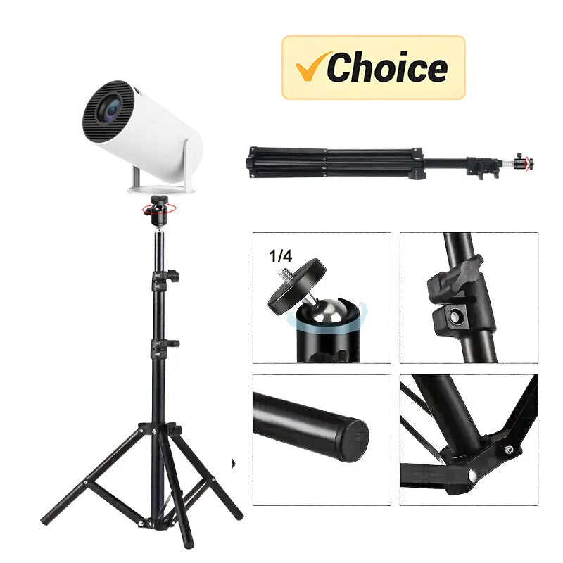 Soporte trípode portátil DITONG para proyector, altura ajustable 110-160 cm