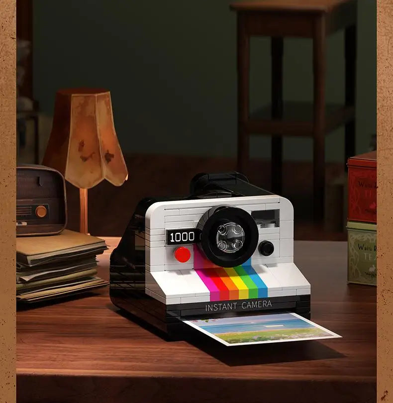 Consola de Juegos de la Serie Electrónica Retro JAKI, Bloques de Construcción de Alta Calidad, Modelo MOC, Ensamblaje Creativo, Adorno, Regalo de Cumpleaños para Niños