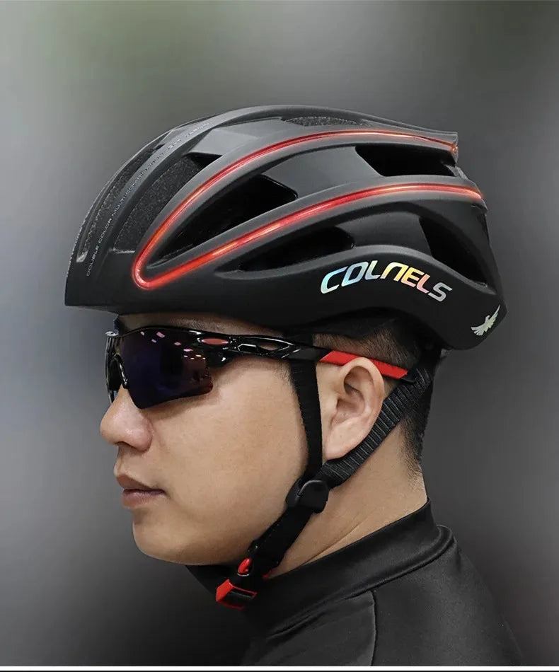 Casco de Ciclismo con Luz LED Trasera Recargable