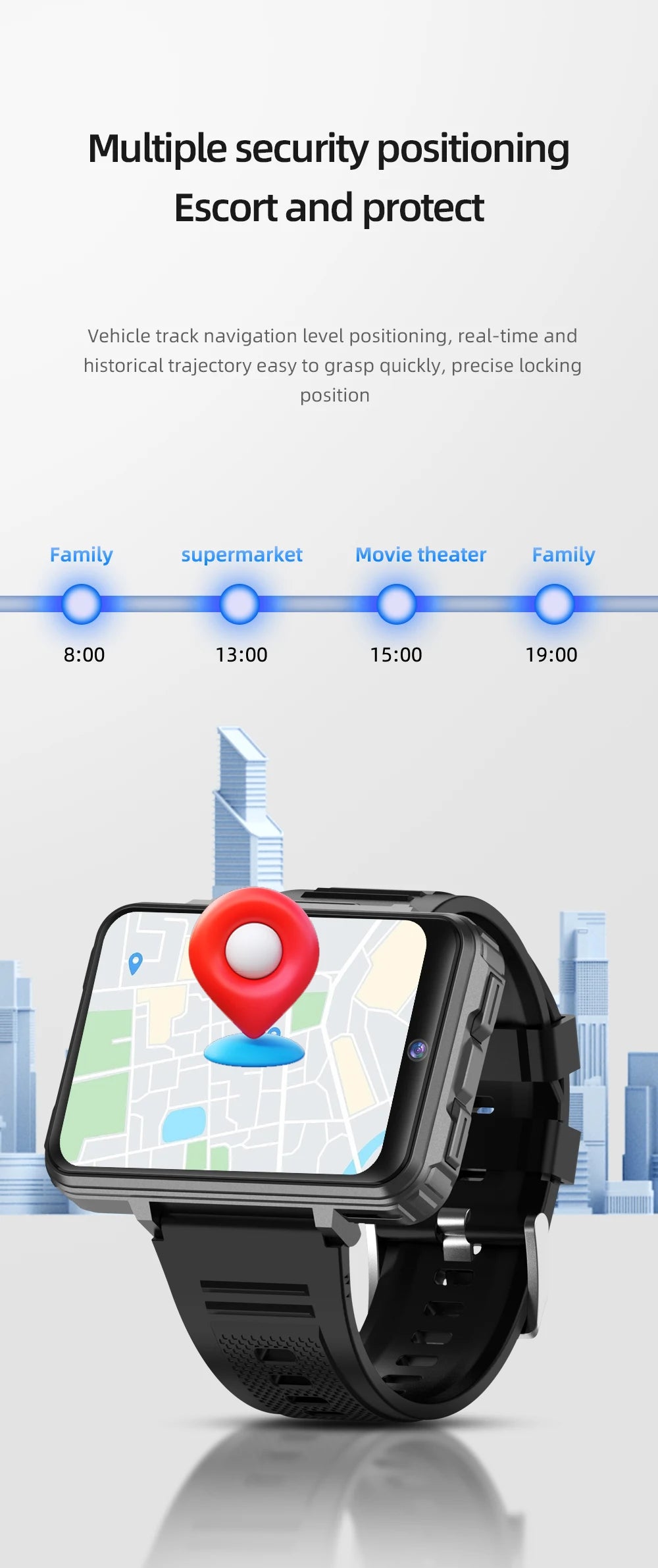 Reloj Inteligente AMOLED 2.4 Pulgadas con Cámara Dual y WiFi