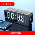 Altavoz Bluetooth Inalámbrico, Reloj Despertador, Radio FM Portátil, Subwoofer, Caja de Sonido, Mini Lámpara, Woofers, Caixa De Som, Coluna, Bocina
