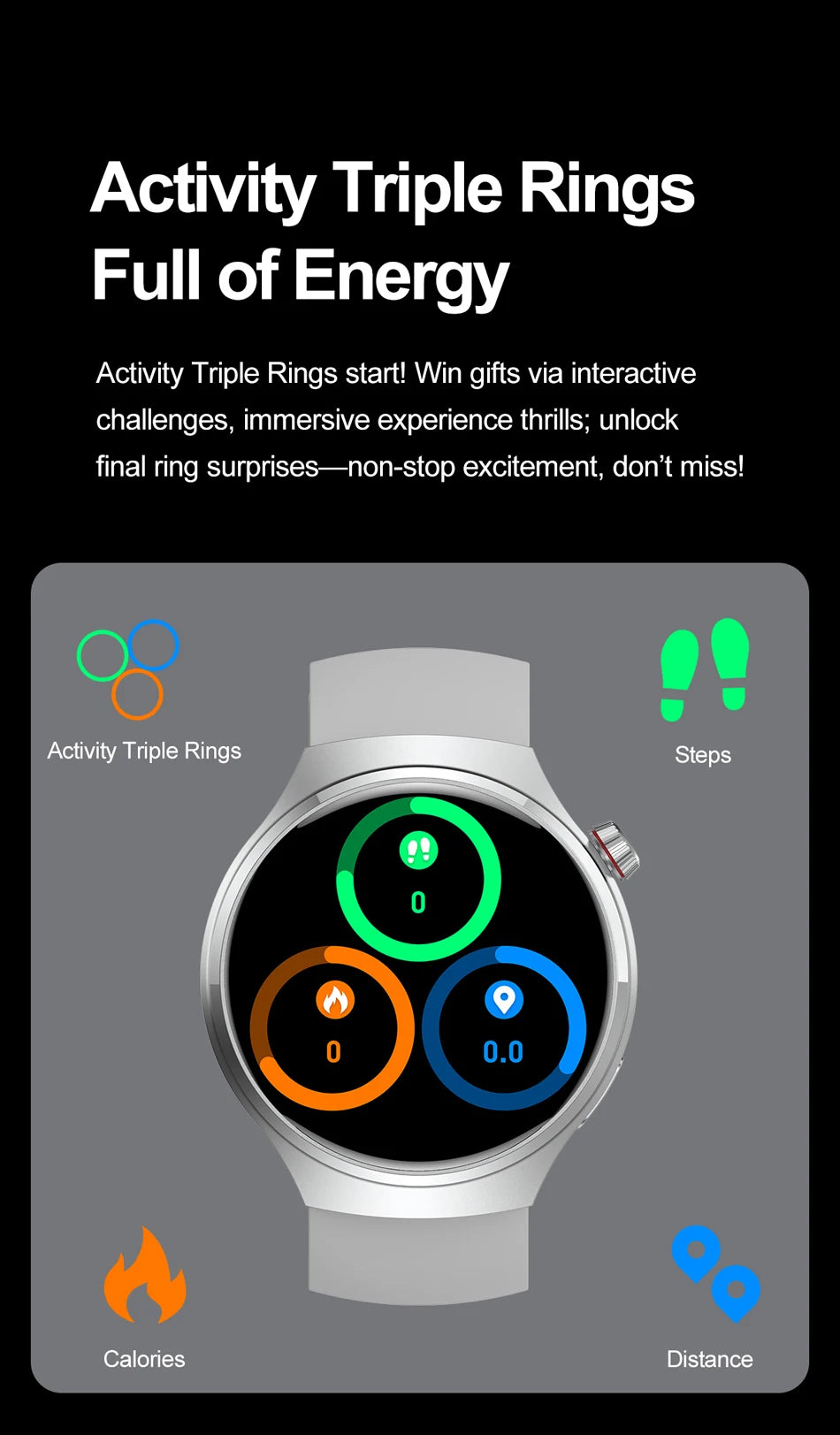 Watch 4 Pro Reloj Inteligente GPS IP68