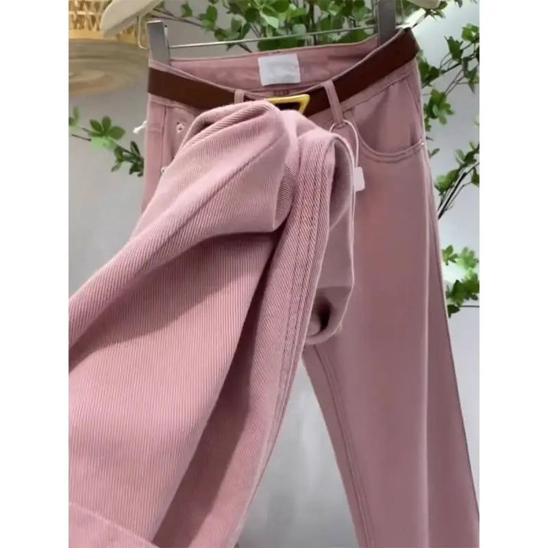 Pantalones Vaqueros Y2K de Cintura Alta para Mujer, Estilo Coreano, Elásticos