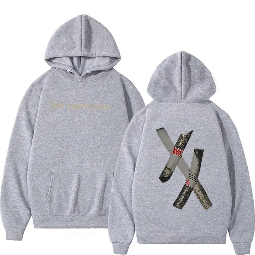 Sudadera MGK Lost Americana Tour, Hip Hop Vintage Oversize
