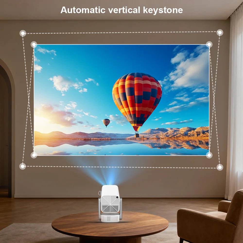 ThundeaL Nuevo Proyector 4K Full HD TD80 Pro Android WiFi 3D Home Theater TD80Pro Proyector Portátil Mini con Video 3D PK TD80W