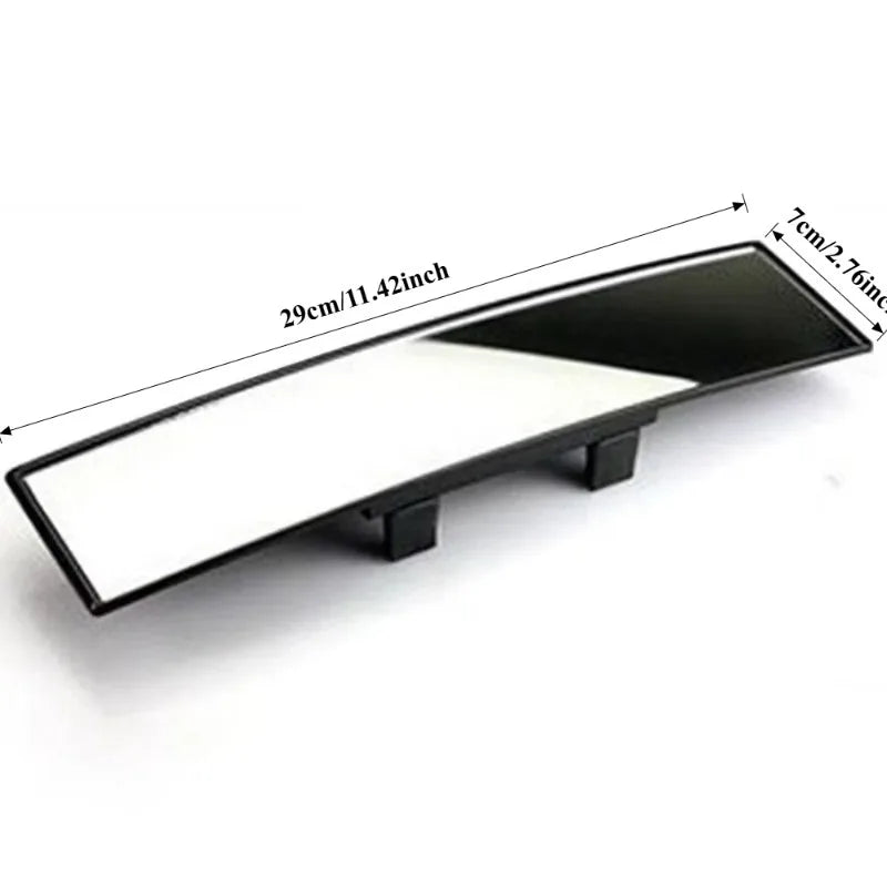 Espejo retrovisor convexo gran angular Universal antideslumbrante, vista trasera Interior del coche, reloj para asiento de bebé y niño, gafas de seguridad con visera azul