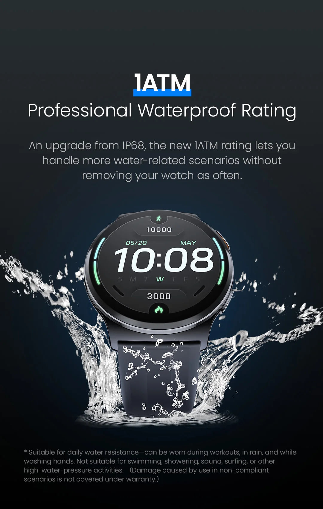 Reloj Inteligente Solar Lite 2 con AMOLED, Modos Deportivos y Llamadas