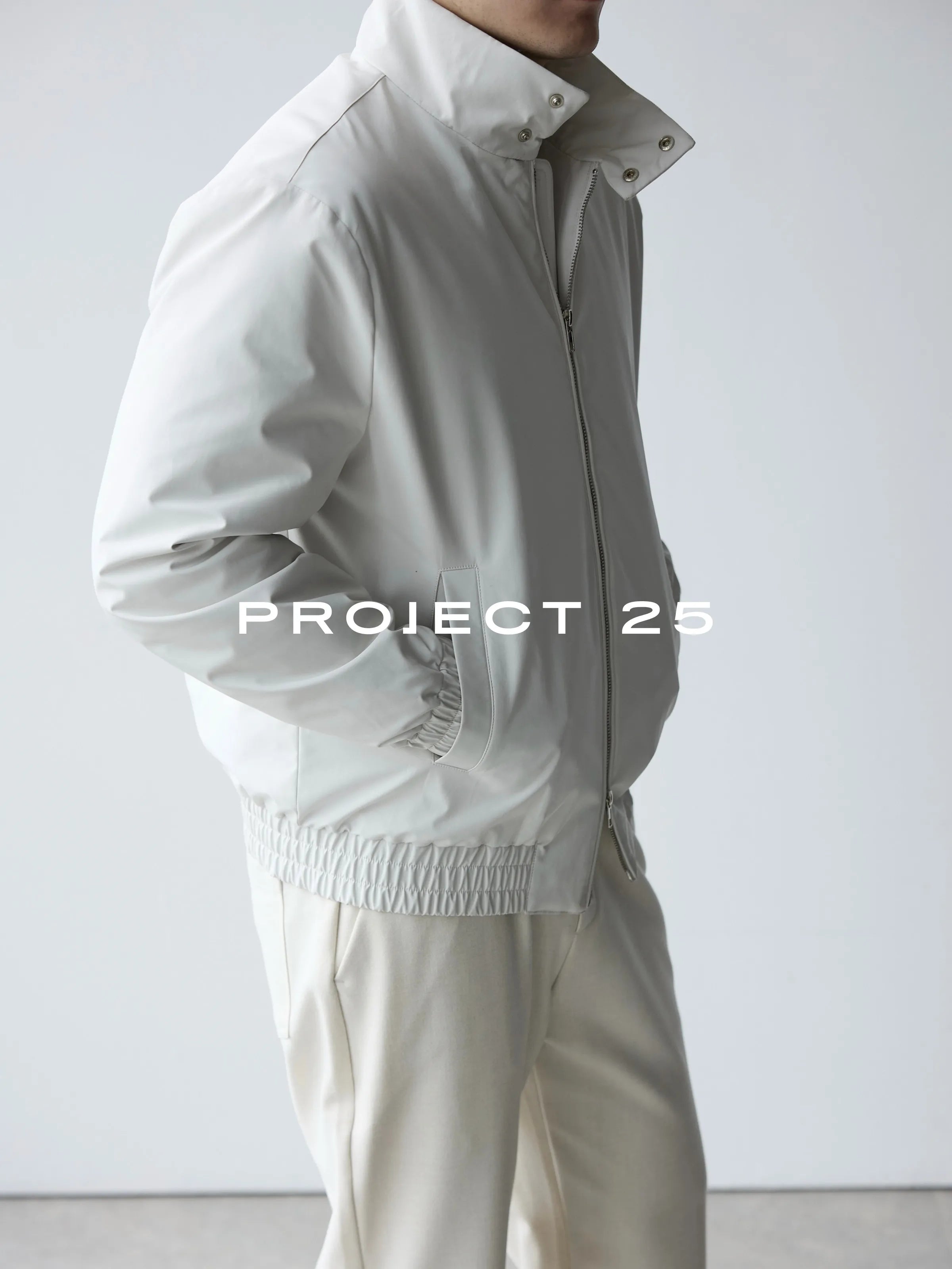 Chaqueta Acolchada con Cuello Alto para Hombre | Cortavientos Impermeable