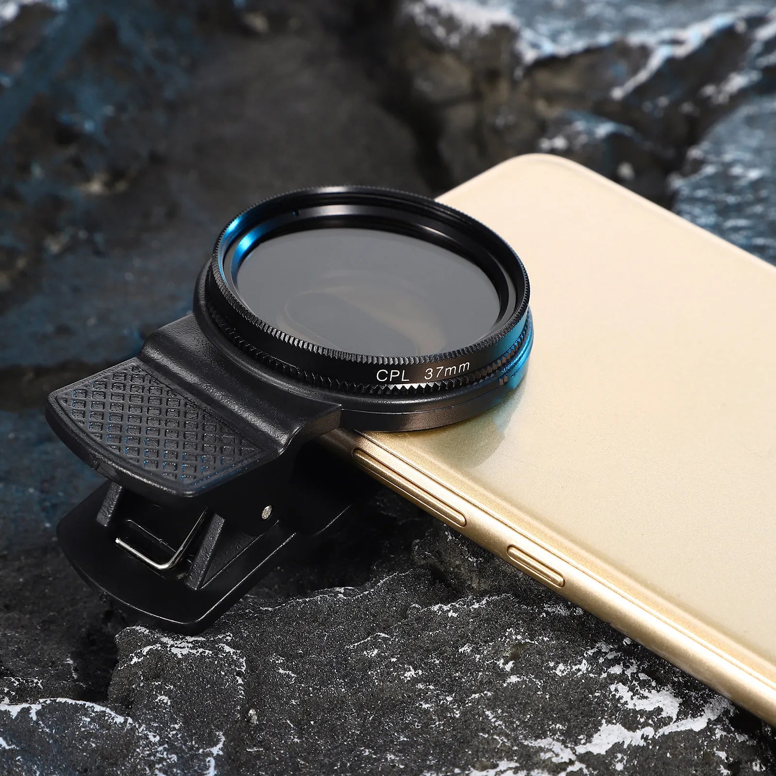 Filtro Polarizador Circular CPL 37mm con Clip para Teléfono