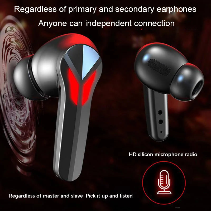 Auriculares Bluetooth 5.2 TWS Inalámbricos con Micrófono y Estuche