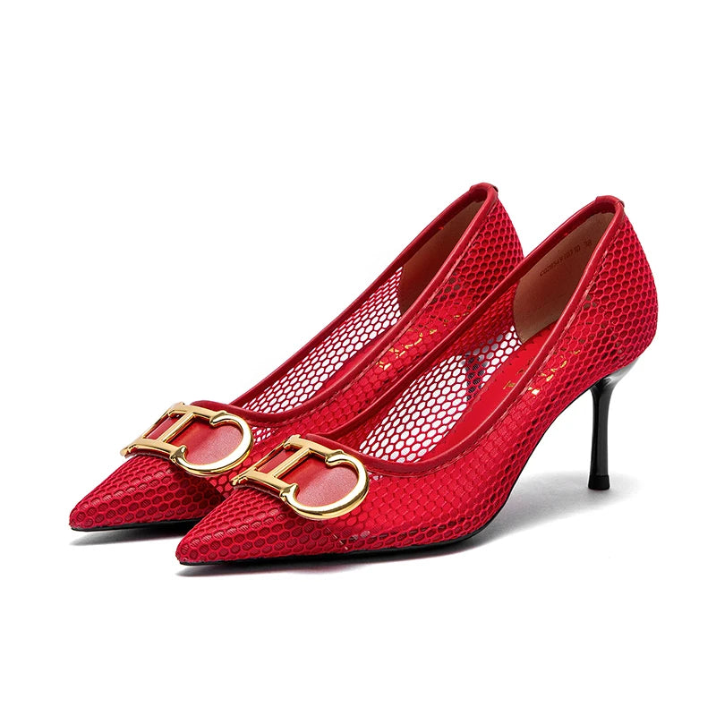 Zapatos de Tacón Alto para Mujer con Punta Estilizada 7 cm