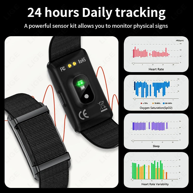 Pulsera Inteligente LIGE para Parejas Deportiva
