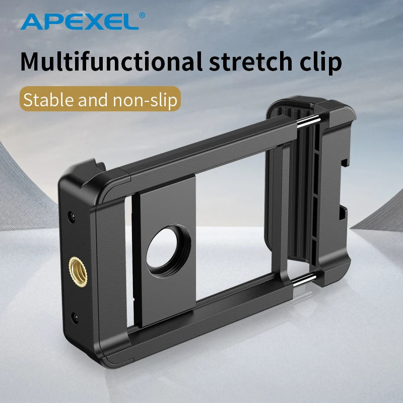 Clip Universal APEXEL 17mm Extensible para Lentes de Teléfono