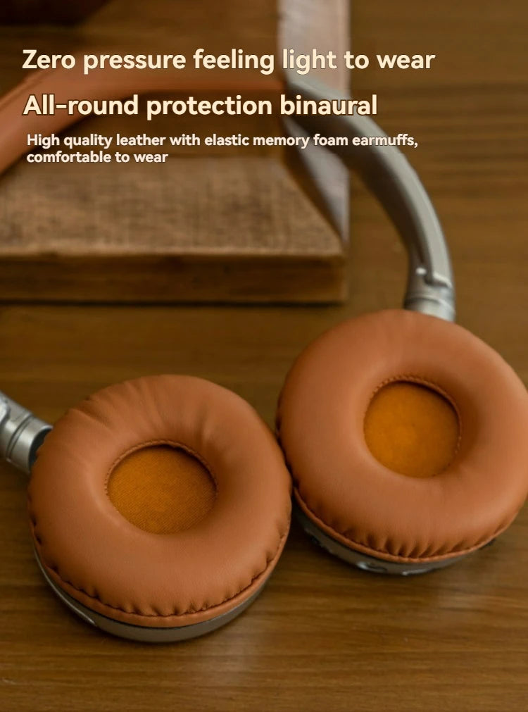Auriculares Bluetooth 5.3 Retro Cancelación de Ruido