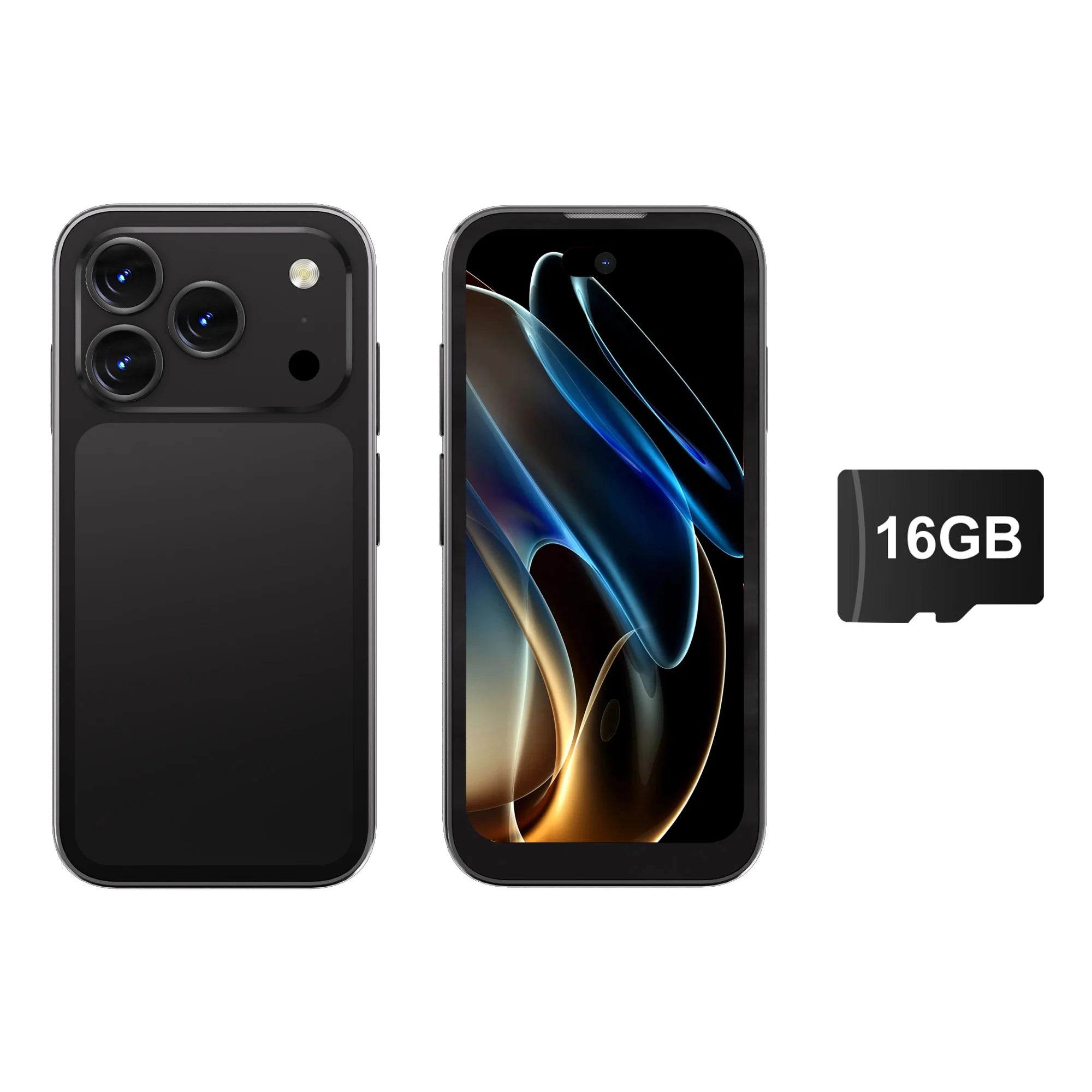 Mini Smartphone SERVO 17 PRO MAX con Pantalla Completa de 3.75'', 3G WCDMA, Doble SIM, GPS, Desbloqueo Facial, Android, Teléfono Móvil Inteligente Pequeño