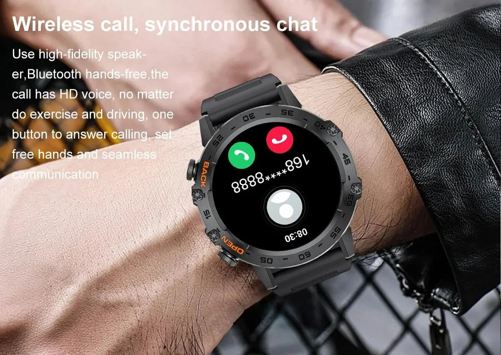 LIGE Reloj Inteligente Ritmo Cardíaco Bluetooth