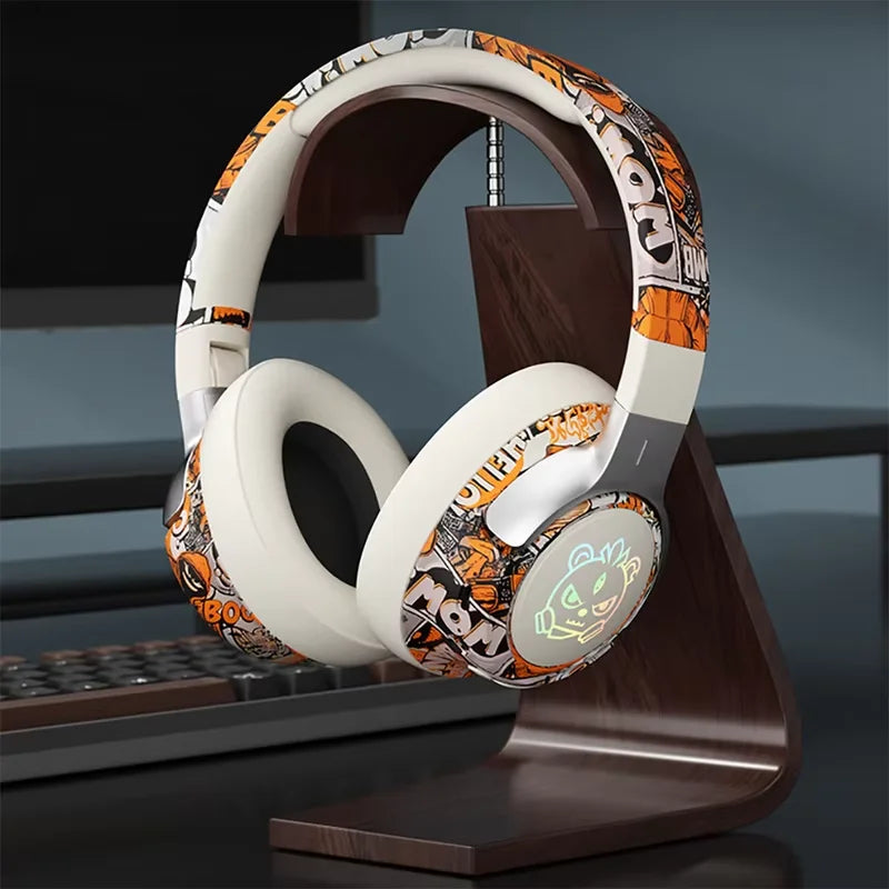 Auriculares Gaming Bluetooth 5.3 RGB Baja Latencia