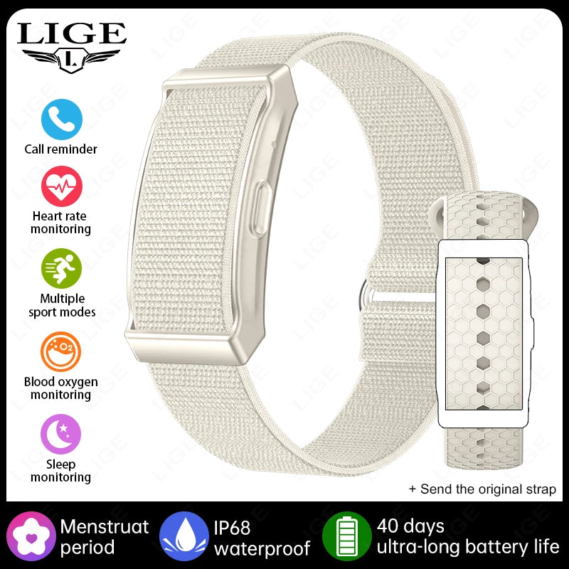 LIGE Reloj Inteligente sin Pantalla IP68