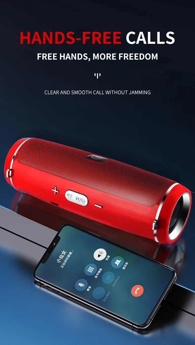 Altavoz Bluetooth Portátil 200W para Exteriores, HIFI Subwoofer