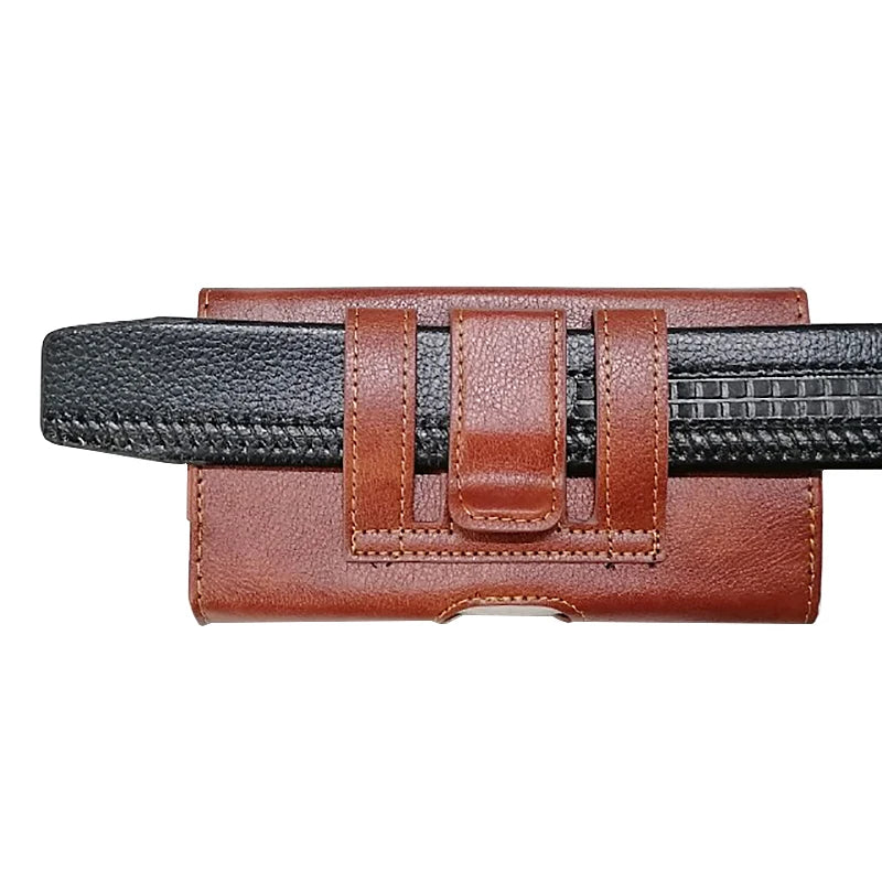 Funda Universal con Clip para Cinturón, Cuero, 4.7-6.5 Pulgadas