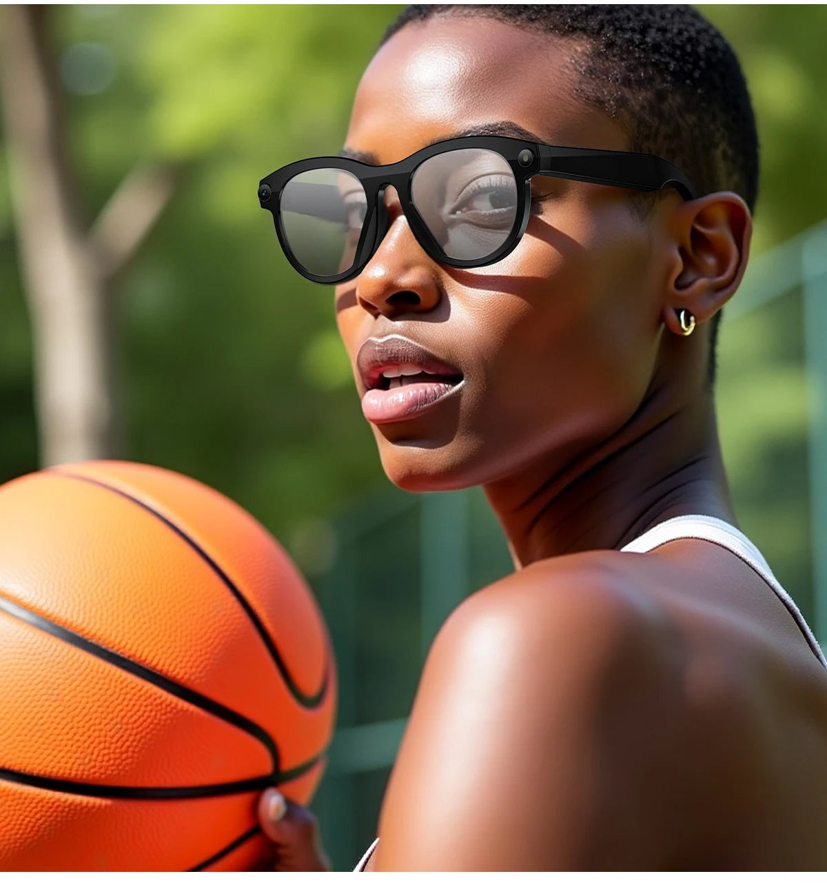 Gafas Inteligentes 4K con Cámara IA y Traducción