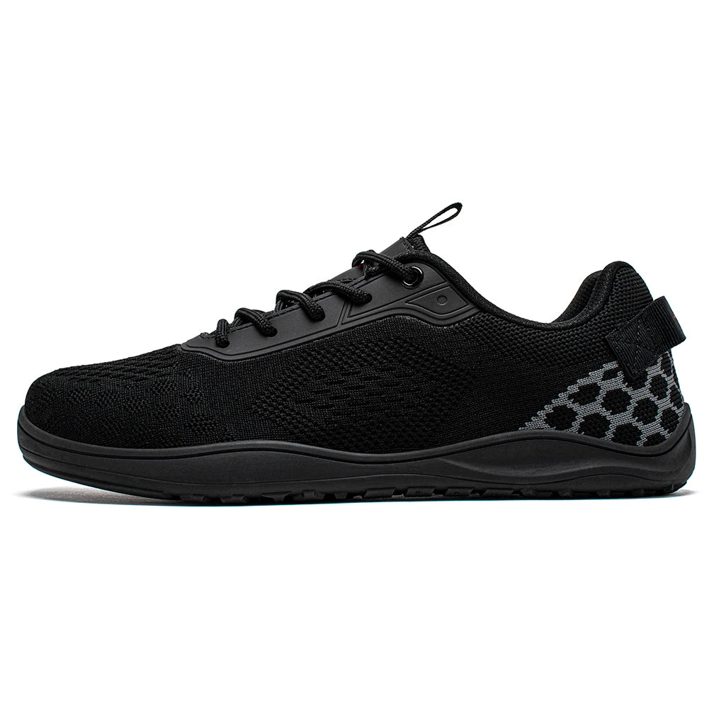 HOBIBEAR Zapatos descalzos de punto, zapatillas unisex con punta ancha y caída cero, zapatos informales transpirables minimalistas para caminar