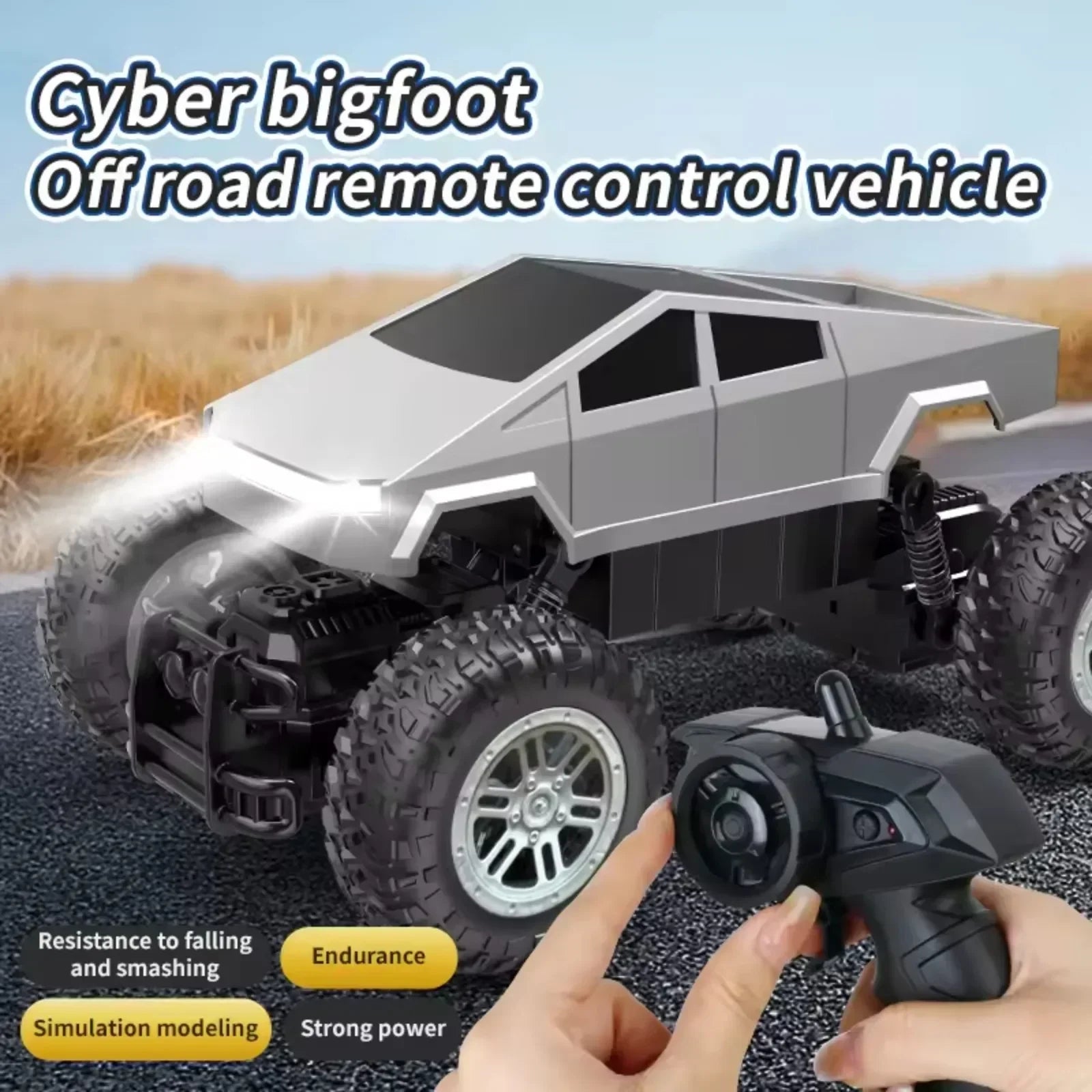 Camión RC Anfibio 4WD 1:16 con Giros 360° y Luces LED