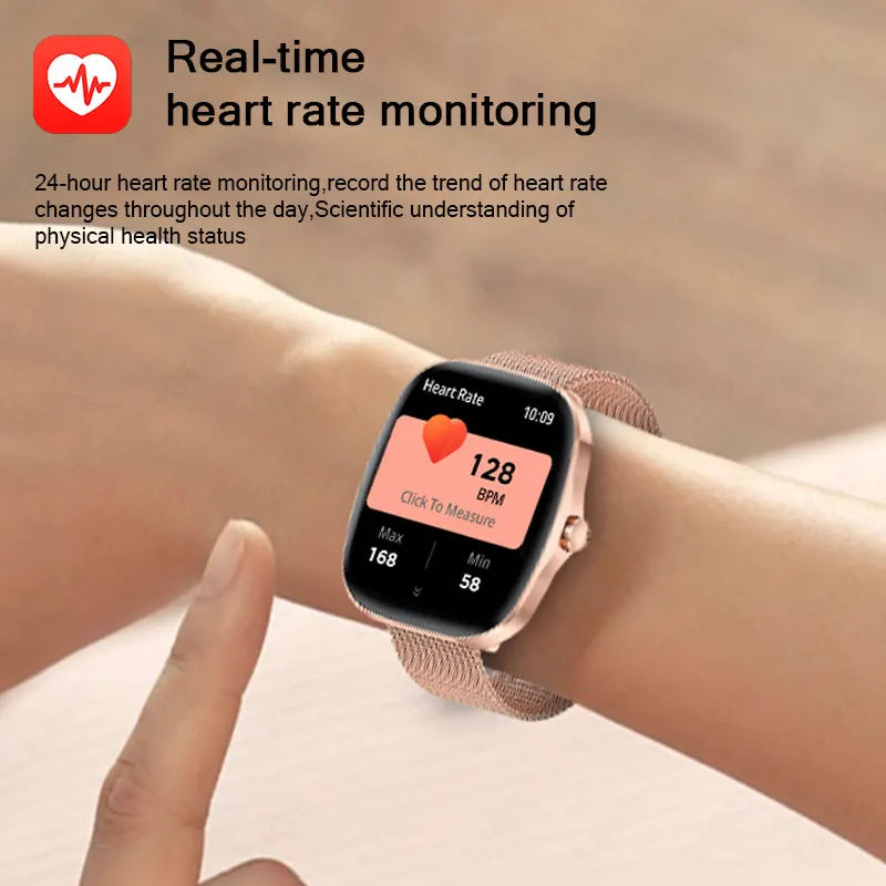 Reloj Inteligente LIGE para Mujer Bluetooth con Caja