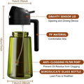 Pulverizador de Aceite Vidrio Oscuro 470ml