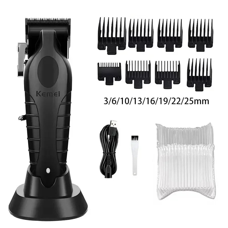 Kit de Cortadora de Pelo Profesional, Modelos KM-2299, KM-2296, KM-1102