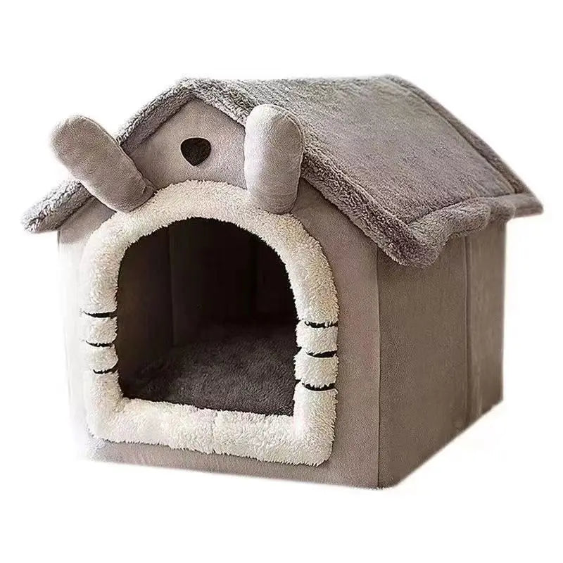 Casa cama para perros y gatos – extraíble y lavable