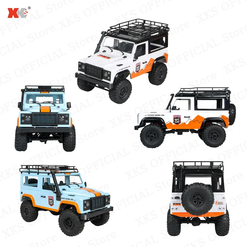MN MN99S MN78 MN98 MN99 D90 1/12 RC coche 2,4G Control remoto 4X4 todoterreno luz LED 4WD escalada RC camión coche de juguete regalo para niño