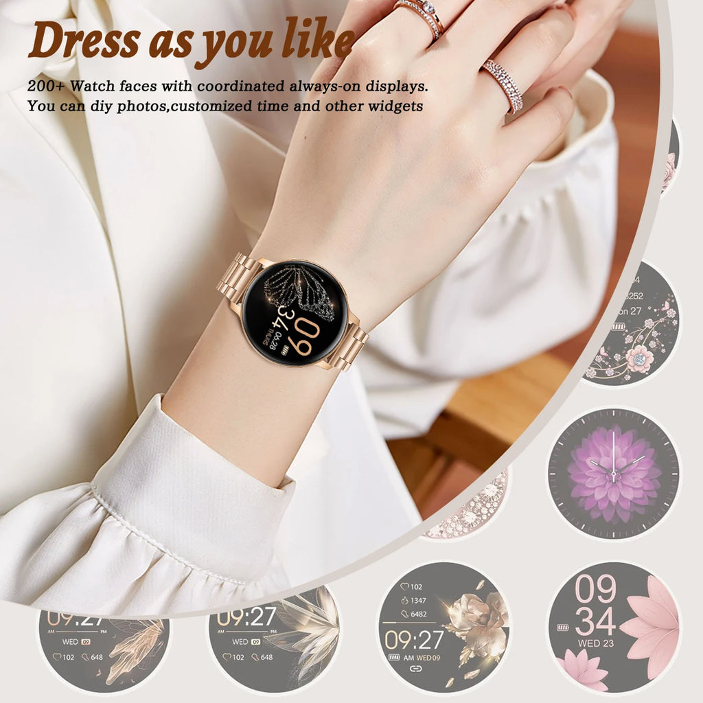 LIGE Reloj Inteligente Mujer Esfera Personalizada